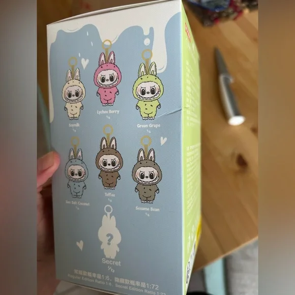 POP MART Labubu Exciting Macaron Series - Sesame Bean (Best Offer) - Picture 2 of 9